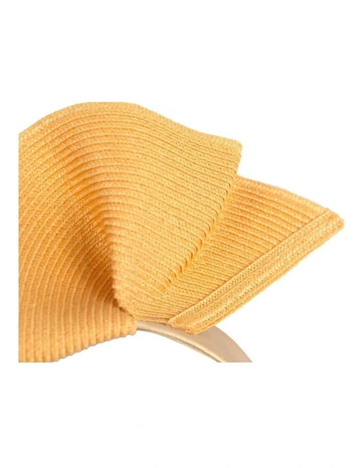 Max Alexander large mustard wave racing fascinator MA955MST image 3