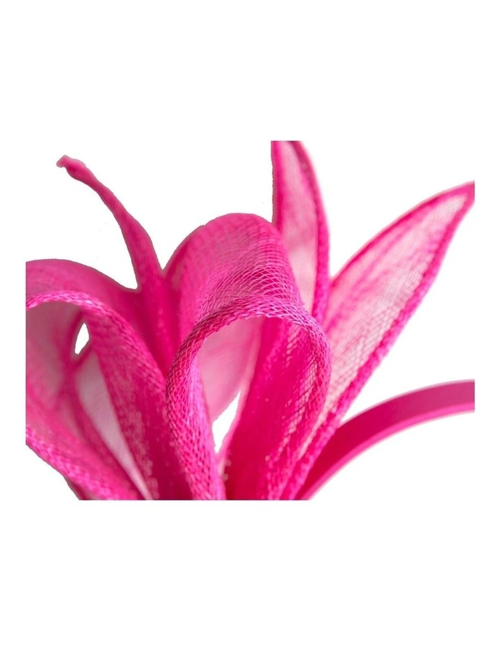 Max Alexander fuchsia sinamay bow fascinator MA950F image 3