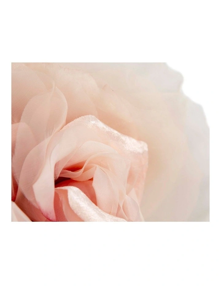 Fillies Collection large dusty pink silk flower fascinator S260DP image 3