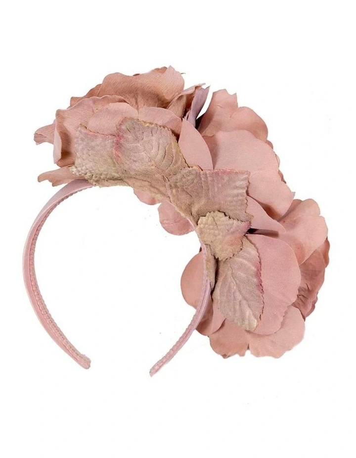 Max Alexander dusty pink flower headband fascinator MA935DP image 3