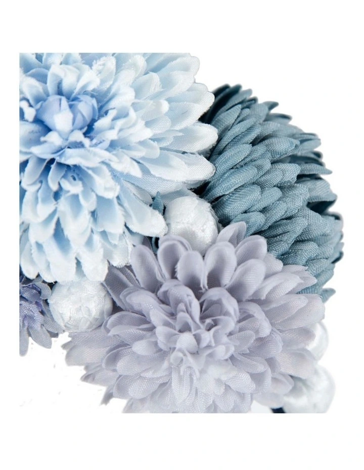 Max Alexander Multi-tone Blue Flower Fascinator Headband MA910BL image 3