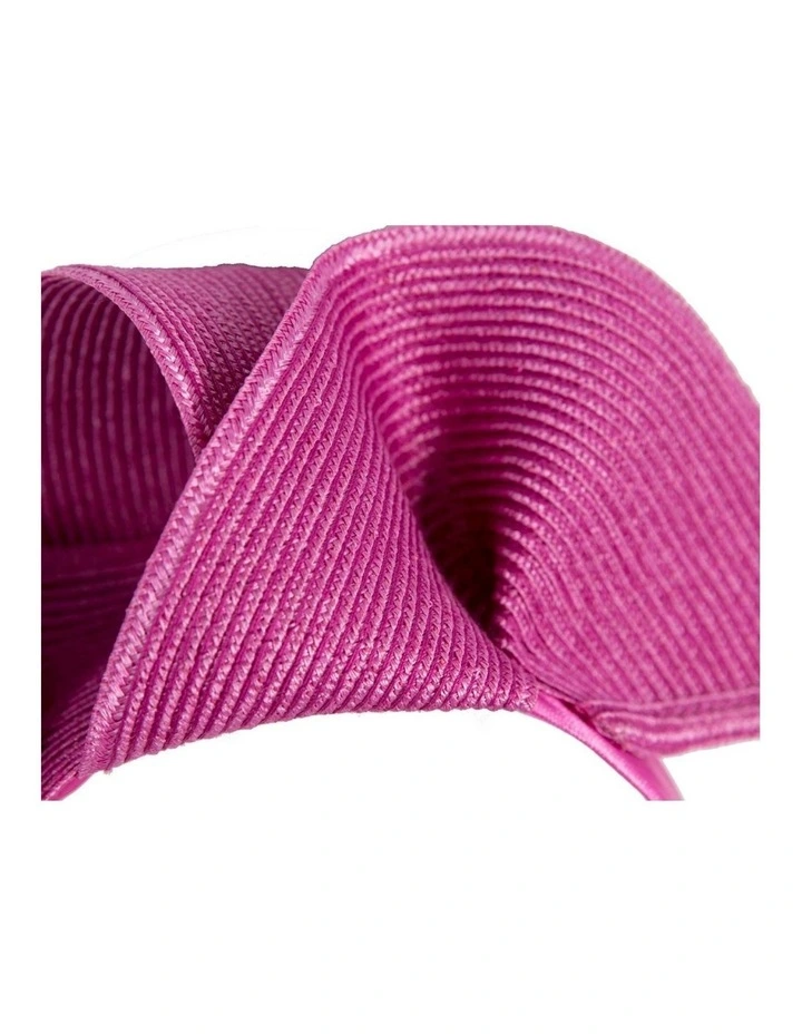 Max Alexander large fuchsia wave racing fascinator MA955F image 3