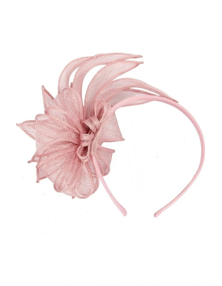 Max Alexander Dusty Pink Sinamay Flower Fascinator MA948DP image 4