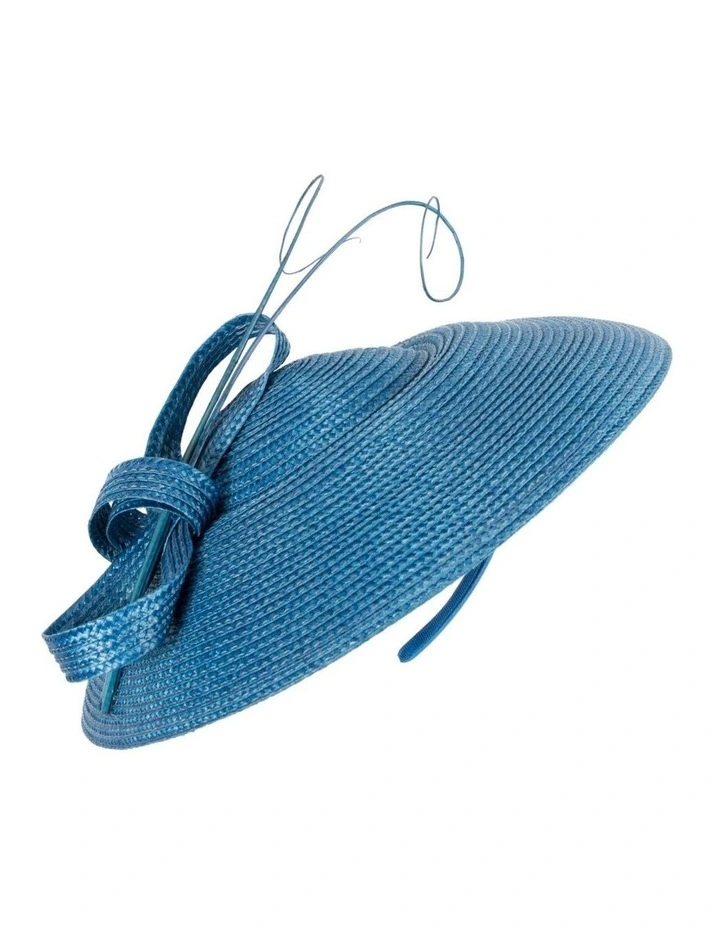 Max Alexander MA947RB royal blue and navy saucer fascinator hat image 1