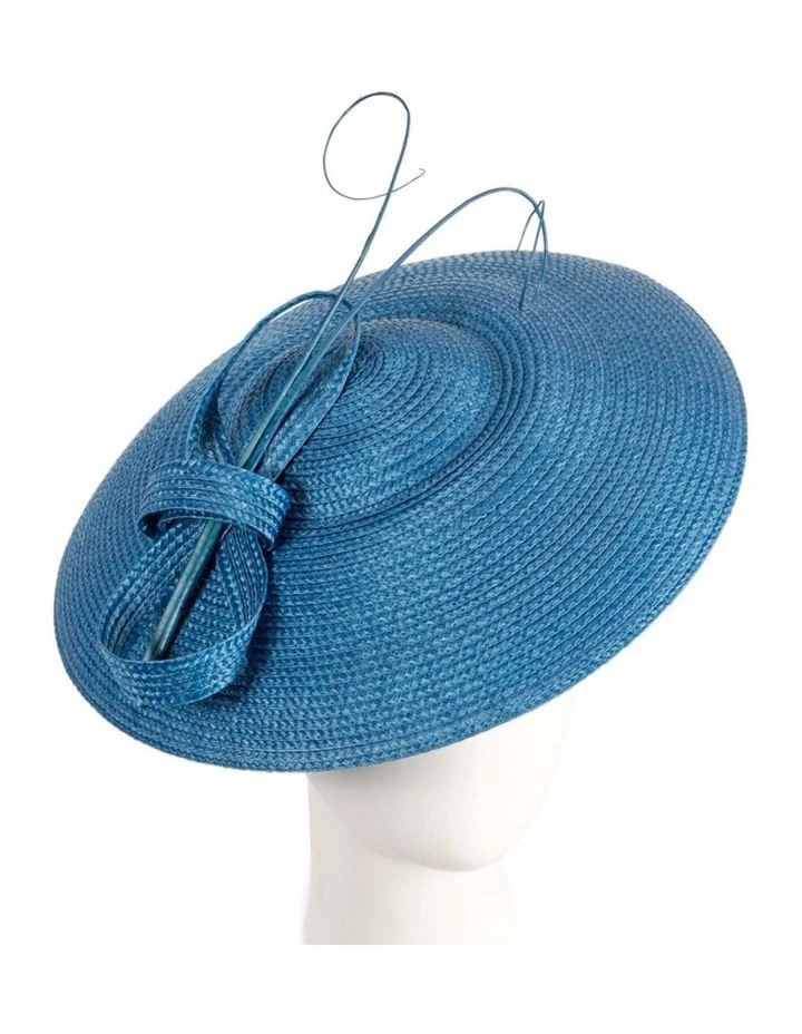 Max Alexander MA947RB royal blue and navy saucer fascinator hat image 2