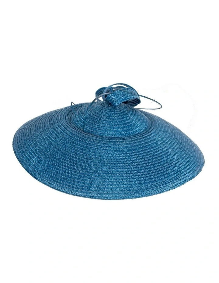 Max Alexander MA947RB royal blue and navy saucer fascinator hat image 3