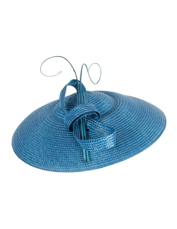 Max Alexander MA947RB royal blue and navy saucer fascinator hat image 4