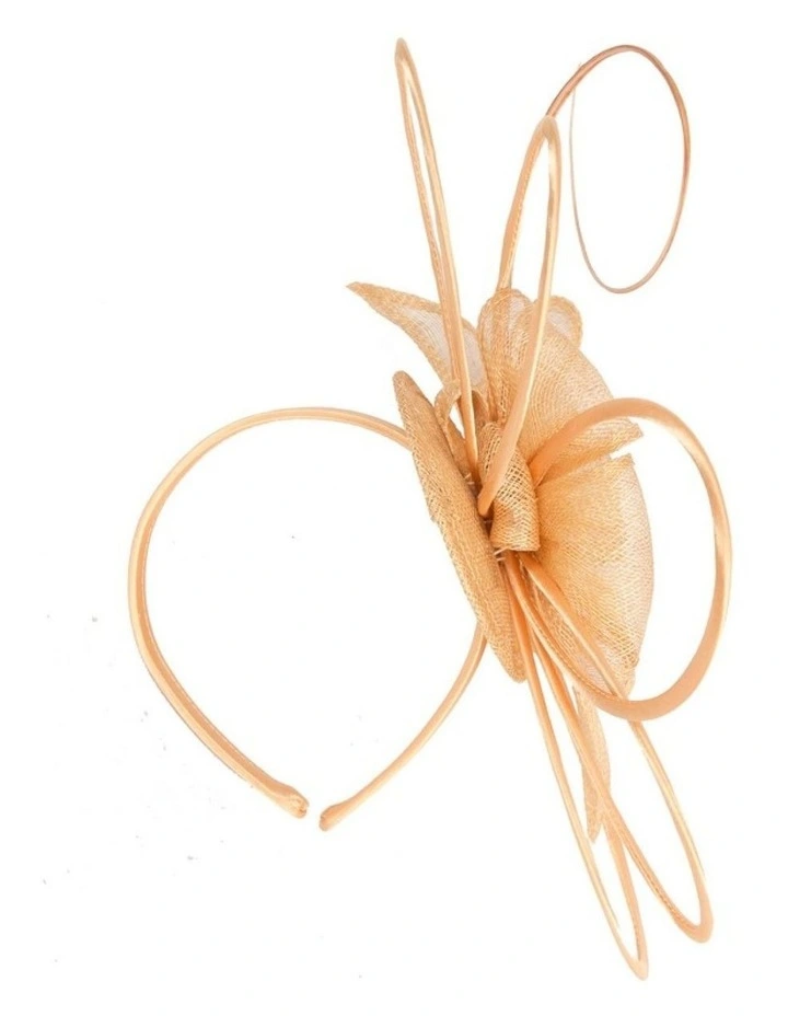 Max Alexander gold sinamay fascinator MA970GLD image 4