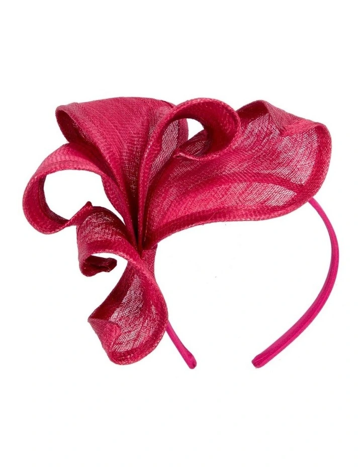 Max Alexander MA938R Red Sinamay Flame Racing Fascinator image 1