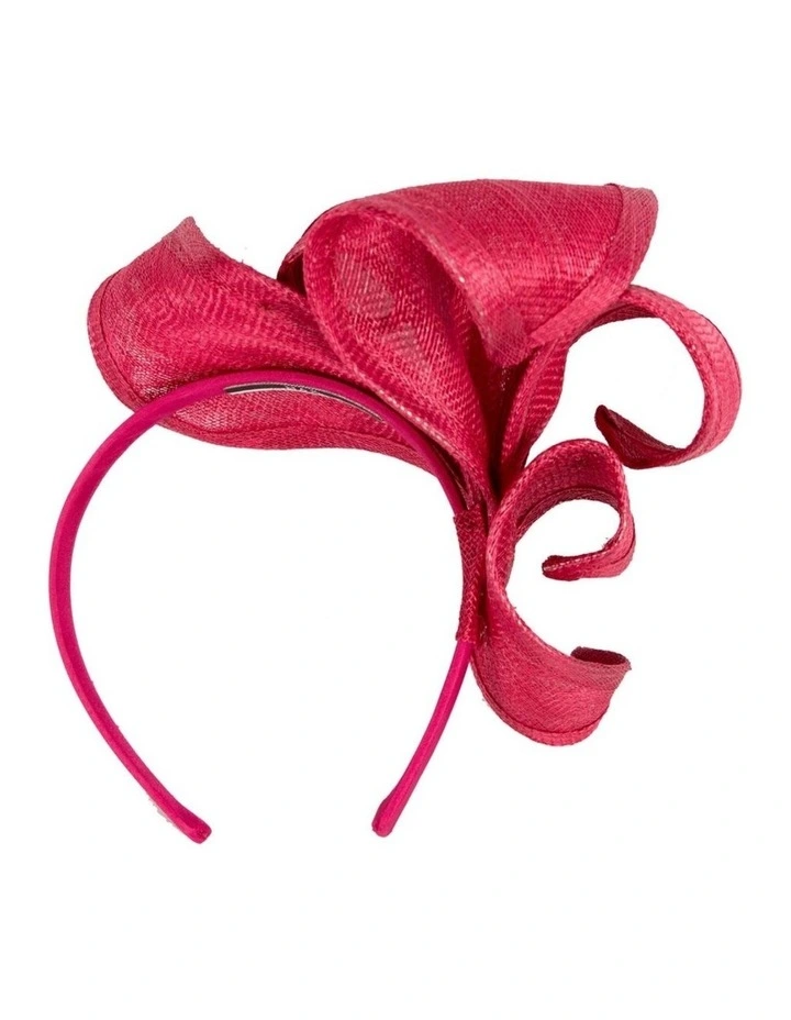 Max Alexander MA938R Red Sinamay Flame Racing Fascinator image 4