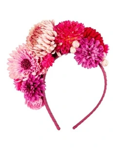 Max Alexander Multi-tone Fuchsia Flower Fascinator Headband MA910F