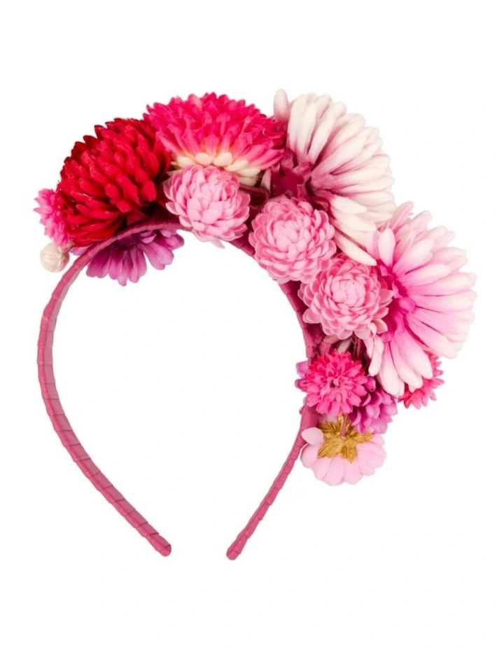 Max Alexander Multi-tone Fuchsia Flower Fascinator Headband MA910F image 4