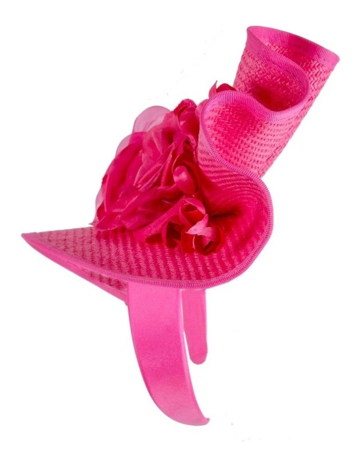 Fuchsia racing fascinator by Fillies Collection S315F image 3