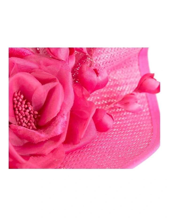 Fuchsia racing fascinator by Fillies Collection S315F image 5