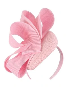 Pink pillbox fascinator by Fillies Collection S286PI