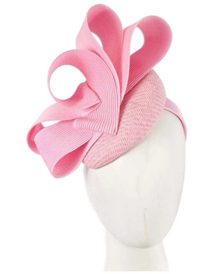 Pink pillbox fascinator by Fillies Collection S286PI image 2