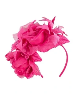 Max Alexander Large Fuchsia Flower Fascinator MA905F