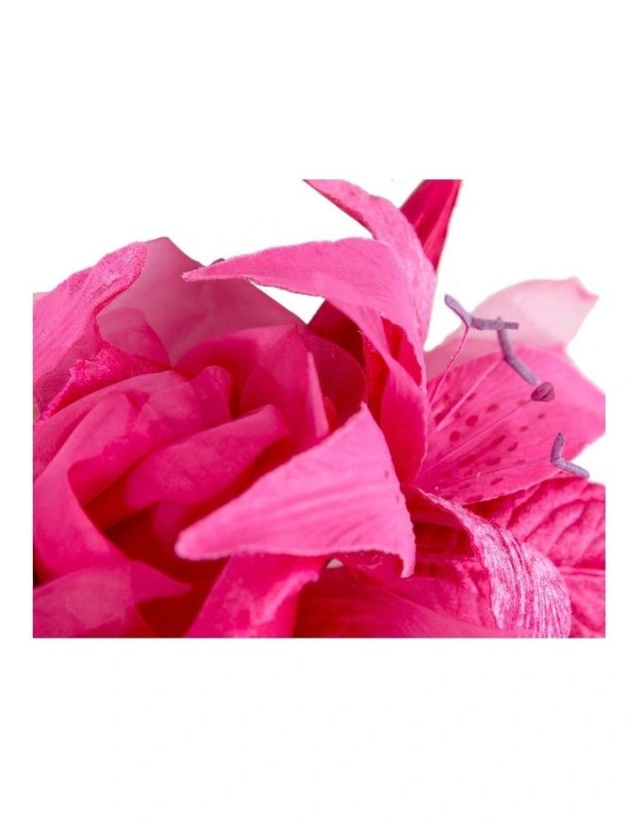 Max Alexander Large Fuchsia Flower Fascinator MA905F image 3