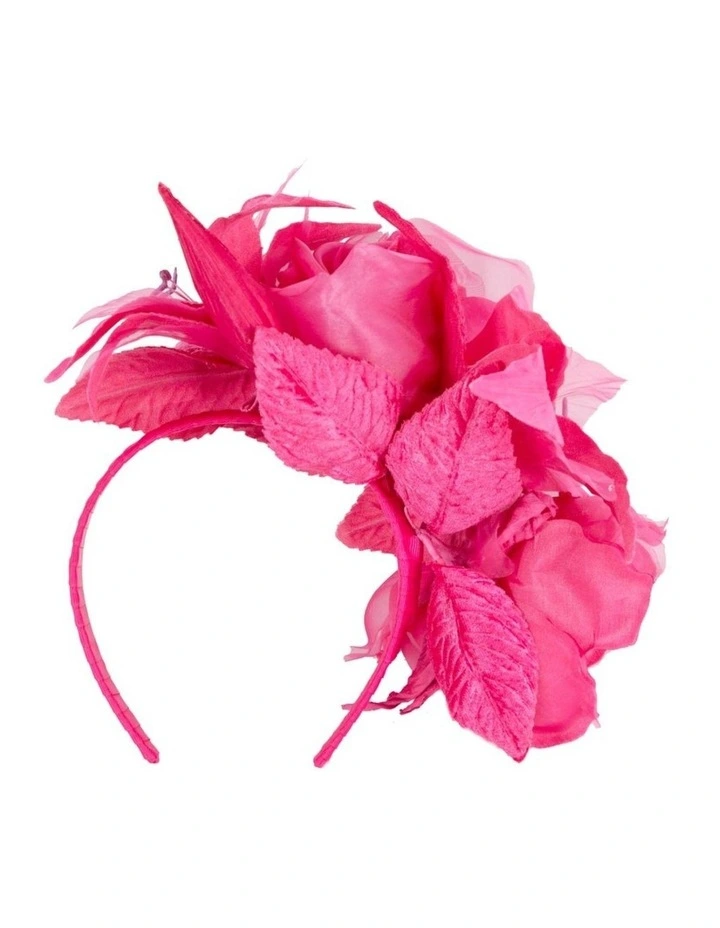 Max Alexander Large Fuchsia Flower Fascinator MA905F image 4
