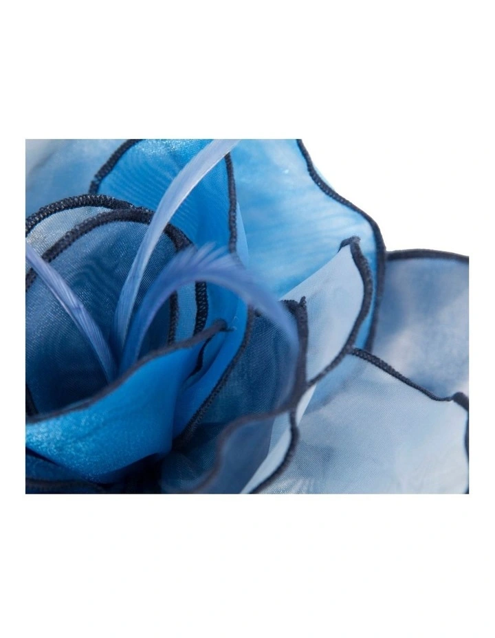 Max Alexander Blue Organza Flower Fascinator MA983BL image 3