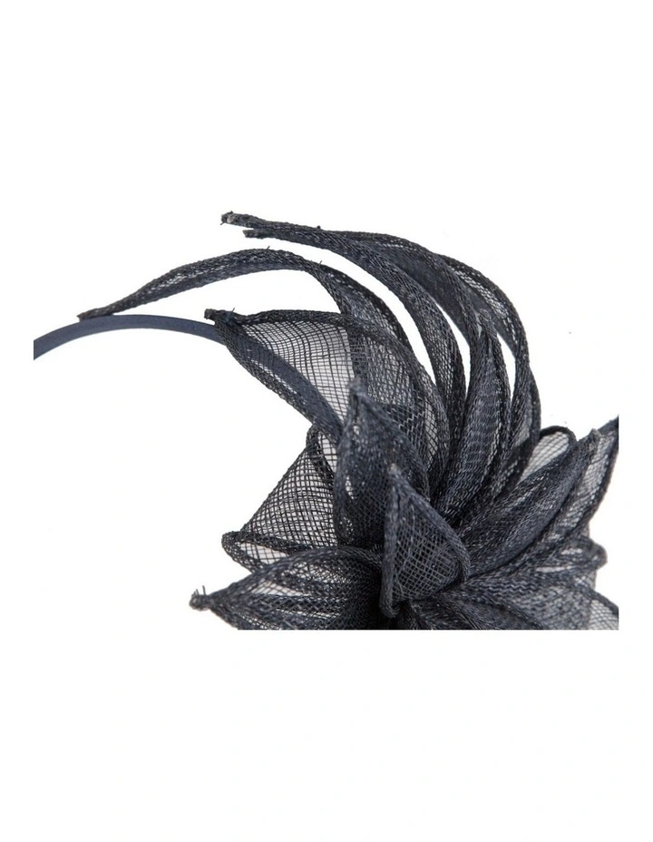 Max Alexander navy sinamay flower fascinator MA948N image 3