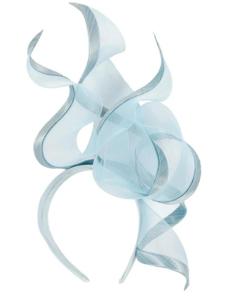 Bespoke light blue racing fascinator by Fillies Collection S253LBL image 4