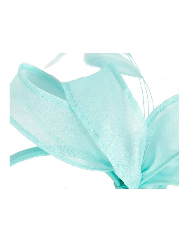 Max Alexander light blue organza fascinator MA956LBL image 3