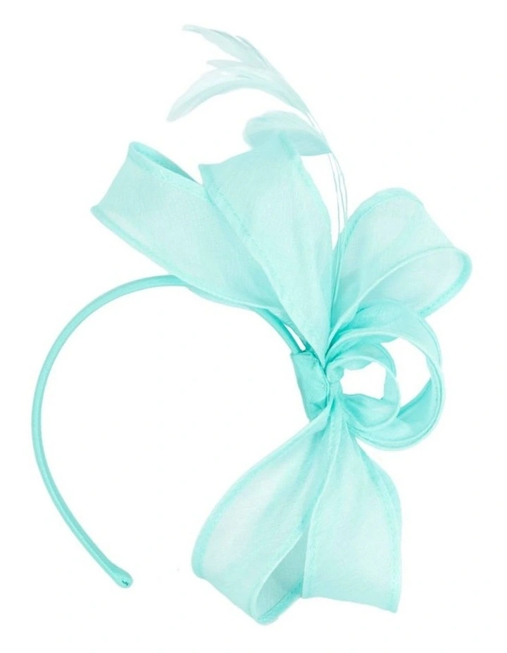 Max Alexander light blue organza fascinator MA956LBL image 4