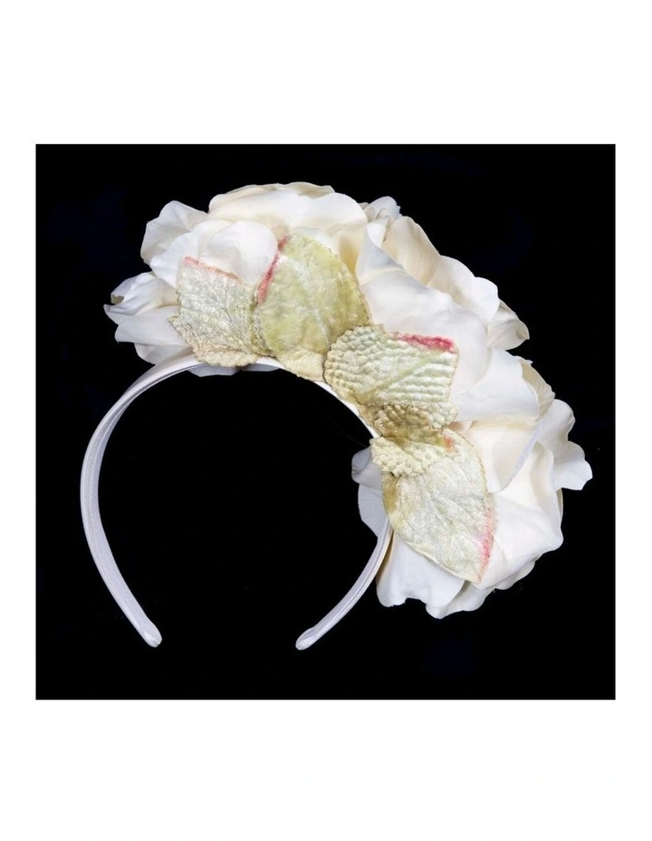 Max Alexander MA935C cream flower fascinator headband image 4