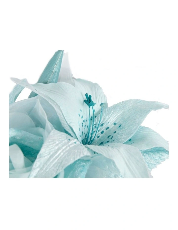 Max Alexander Large Blue Flower Fascinator MA905LBL image 3