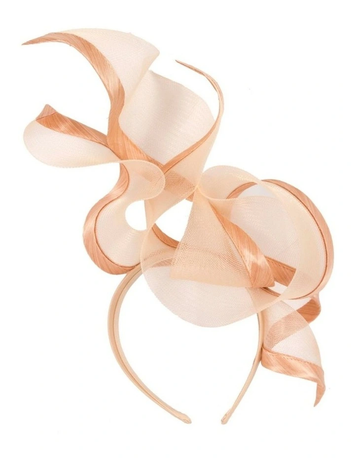 Bespoke nude racing fascinator by Fillies Collection S253NU image 4