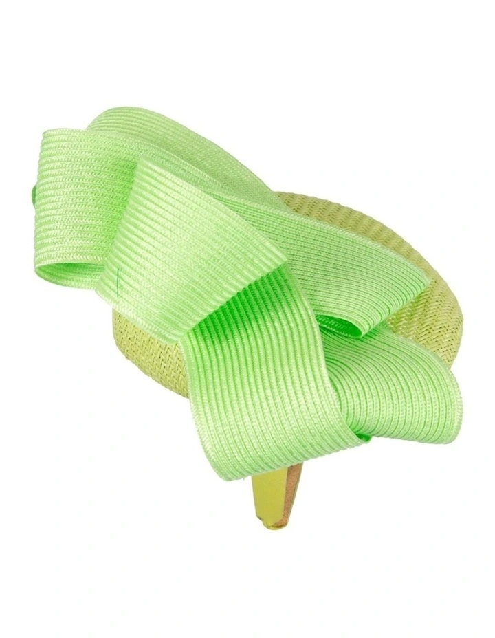 Lime green pillbox fascinator by Fillies Collection S286LM image 4