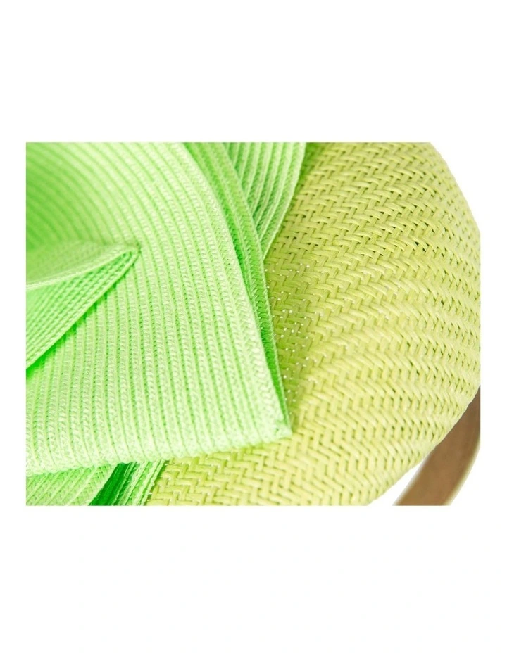 Lime green pillbox fascinator by Fillies Collection S286LM image 5