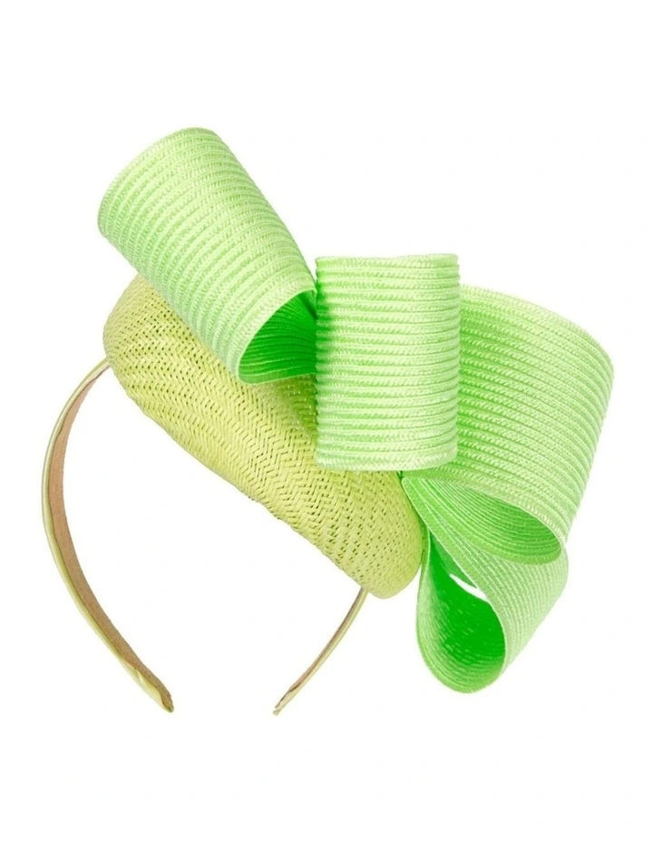Lime green pillbox fascinator by Fillies Collection S286LM image 6