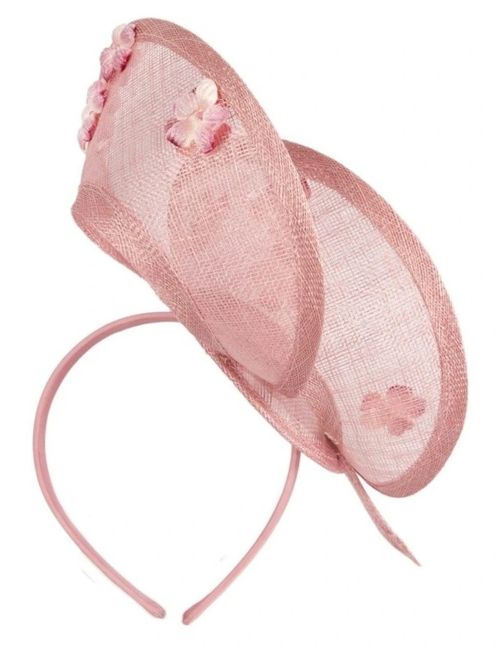 Max Alexander dusty pink sinamay fascinator MA964DP image 4