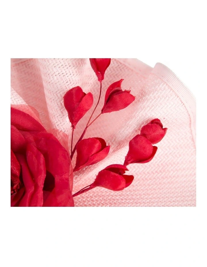 Pink and Red Racing Fascinator by Fillies Collection S315PIR image 3