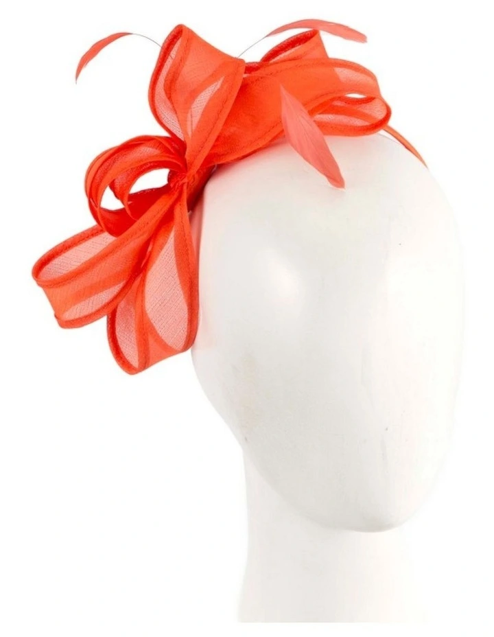 Max Alexander orange organza fascinator MA956OR image 2