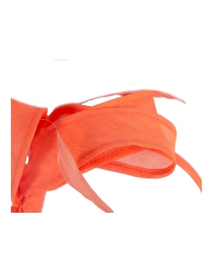 Max Alexander orange organza fascinator MA956OR image 3