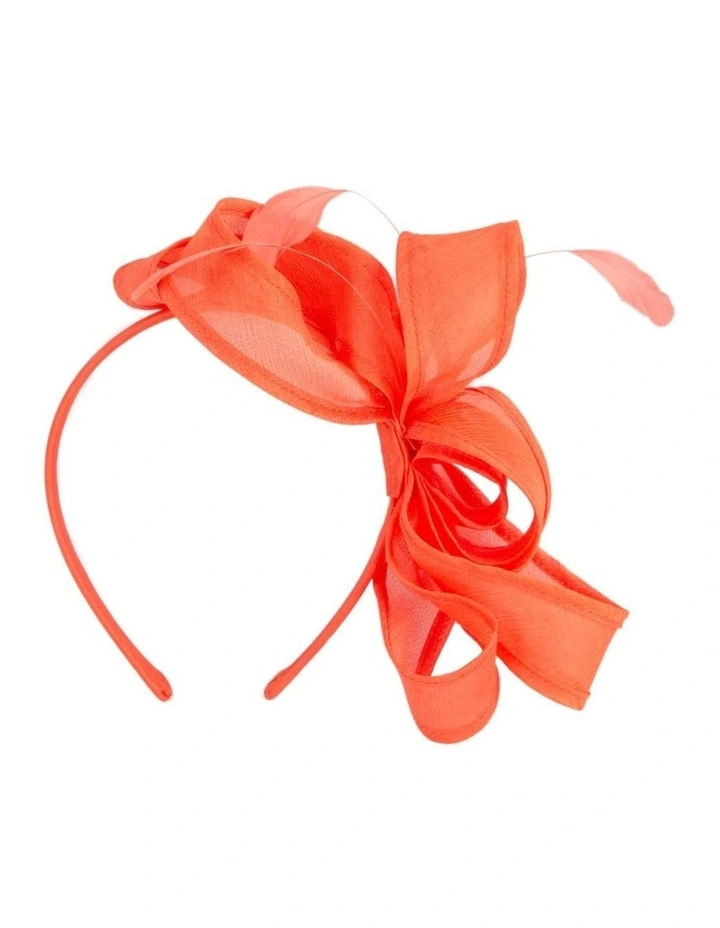 Max Alexander orange organza fascinator MA956OR image 4