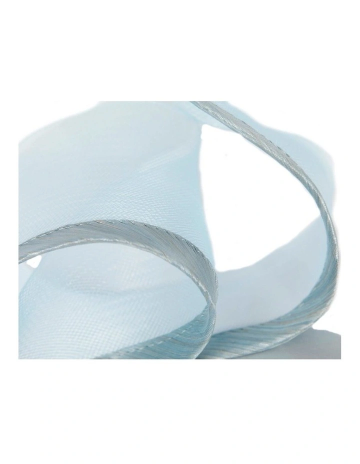 Sculptured light blue racing fascinator by Fillies Collection S246LBL image 3