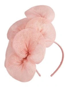 Max Alexander large pink sinamay flower fascinator MA918PI