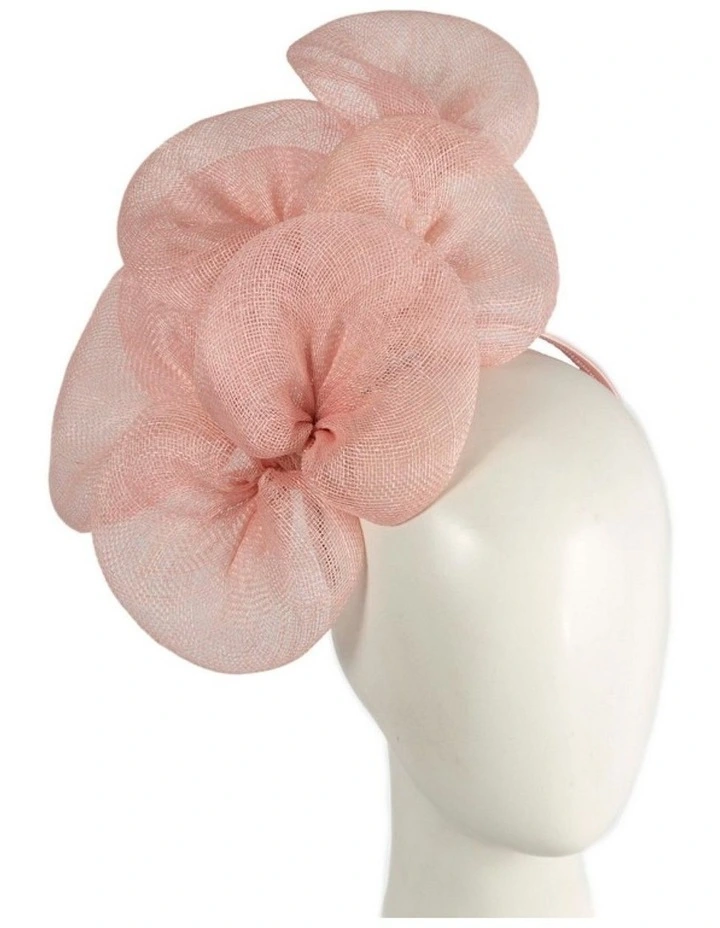 Max Alexander large pink sinamay flower fascinator MA918PI image 2