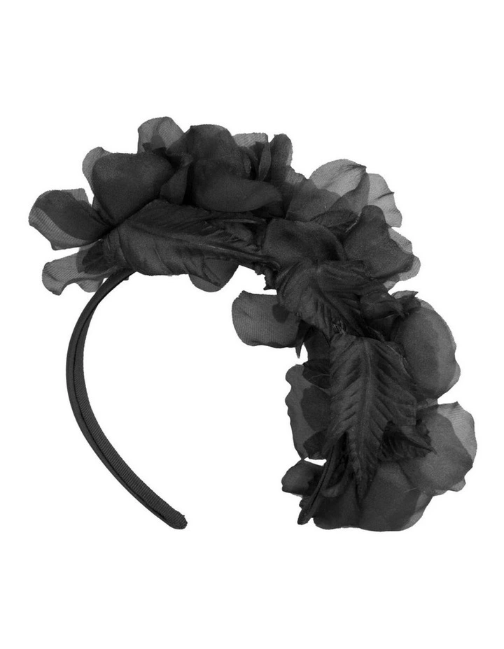 Max Alexander Black Floral Headband MA1021B image 4
