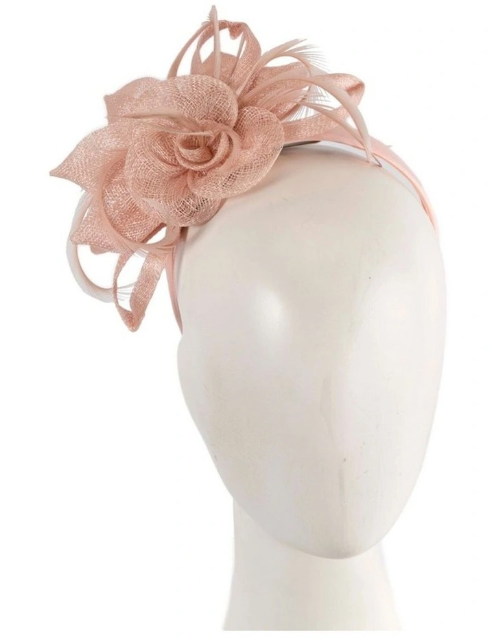 Max Alexander Blush Sinamay Flower Fascinator MA917BLSH image 2
