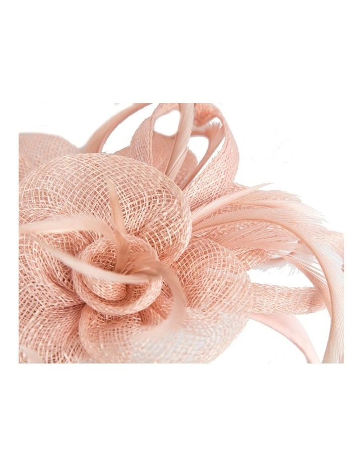 Max Alexander Blush Sinamay Flower Fascinator MA917BLSH image 3