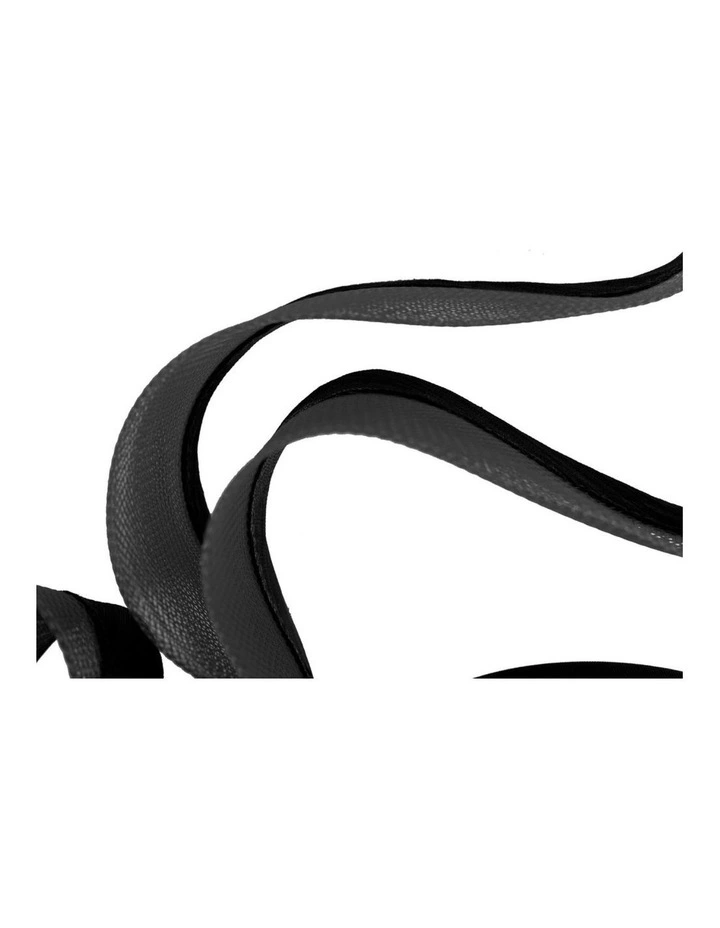 Fillies Collection Black Crinoline Fascinator with Silk Abaca Edge S343B image 3