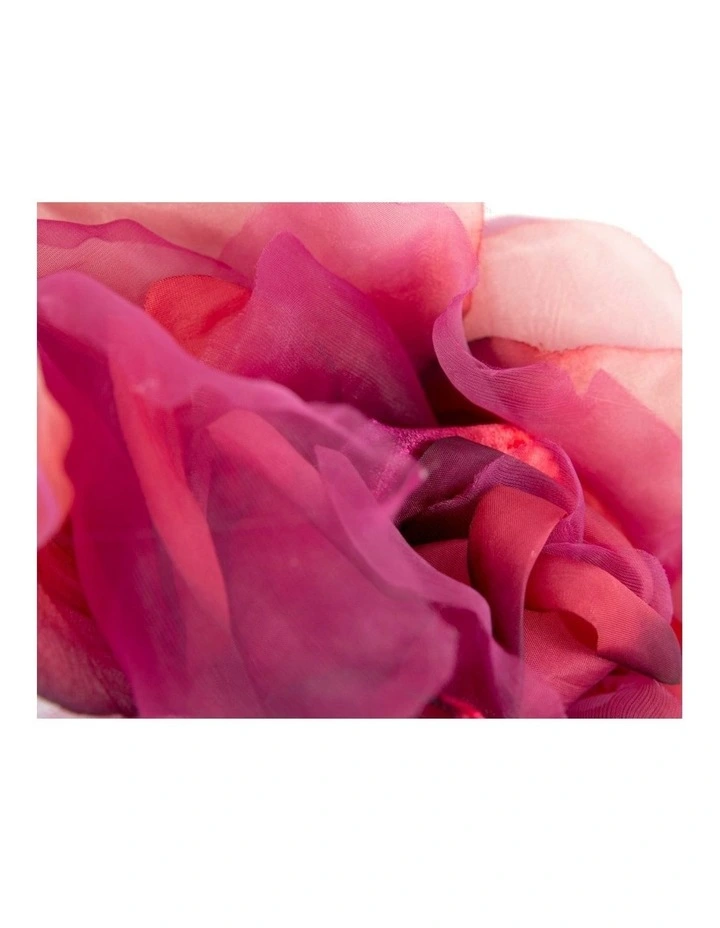 Fillies Collection Large Sunrise Red Silk Flower Fascinator S260SUN image 3