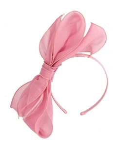 Max Alexander Pink Organza Bow Fascinator MA984PI