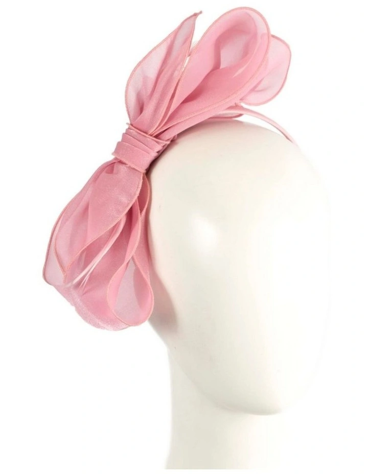 Max Alexander Pink Organza Bow Fascinator MA984PI image 2