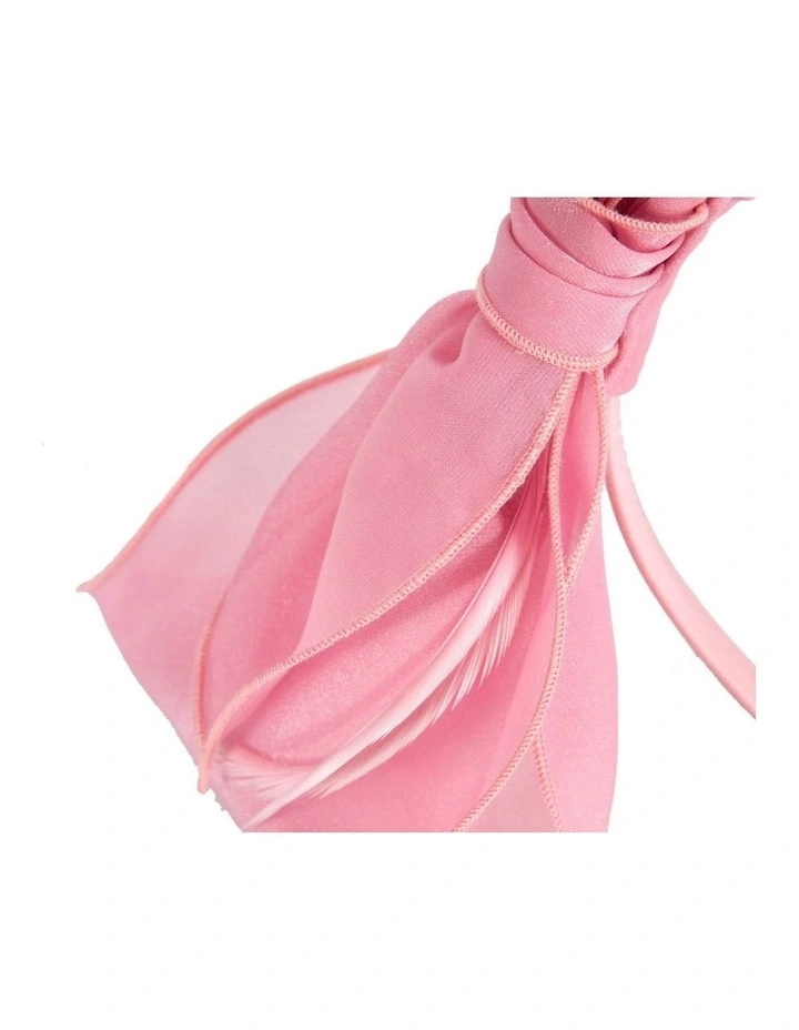 Max Alexander Pink Organza Bow Fascinator MA984PI image 3